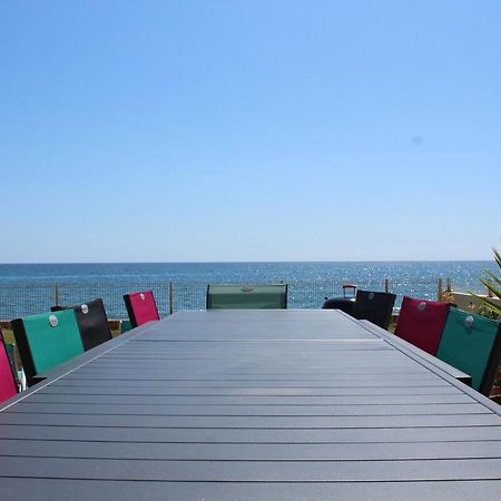 Bord de mer, pieds dans l'eau, vue panoramique Villa San-Nicolao Exterior foto