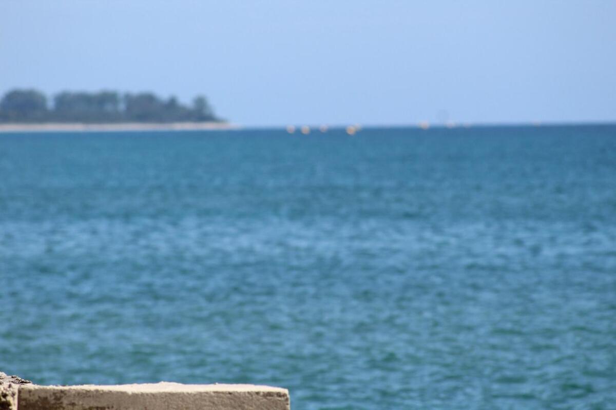 Bord de mer, pieds dans l'eau, vue panoramique Villa San-Nicolao Exterior foto